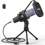 TONOR Podcast Microphone, USB Computer Mic, Cardioid Condenser PC Micro with Tripod Stand and Pop Filter for Podcasting, Streaming, Vocal Recording, PC & Laptop, 180 cm/70inch Cable, TC777 Pro - Image 12