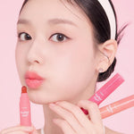ETUDE Dear Darling Marker Tint #5 Pink Tangerine (5g) | Hydrating & Long Lasting Lip Stain | High Pigmented Lip Maker with Easy Drawing Tip | Korean Daily Lip Tint, Korean Makeup, Kbeauty - Image 9