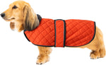 Warm Thermal Quilted Dachshund Coat, Dog Winter Coat with Warm Fleece Lining, Outdoor Dog Apparel with Adjustable Bands for Medium, Large Dog-Pink-M - Image 9