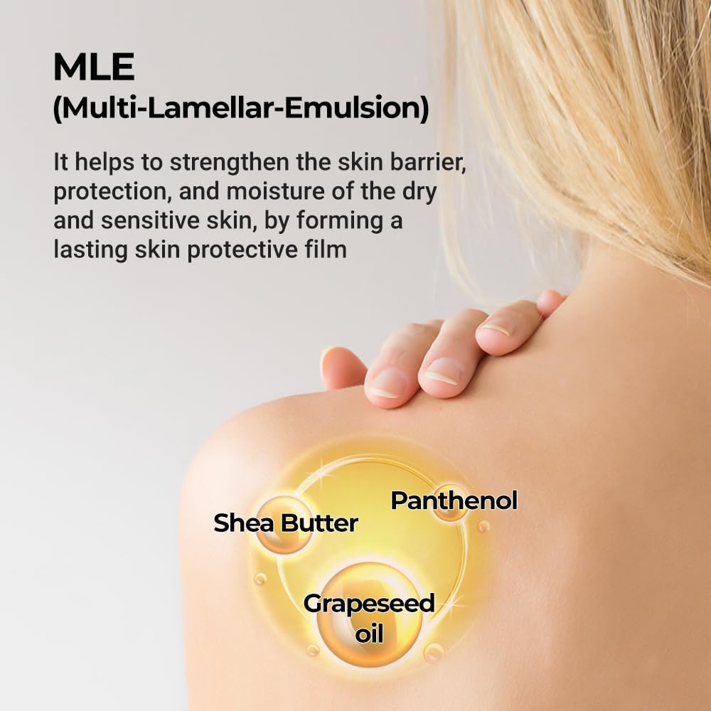 Derma B AC Control Body Lotion applied on skin