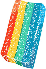 Premium imported SOUR STRIPS chewy sour candy stand up pouch display.
