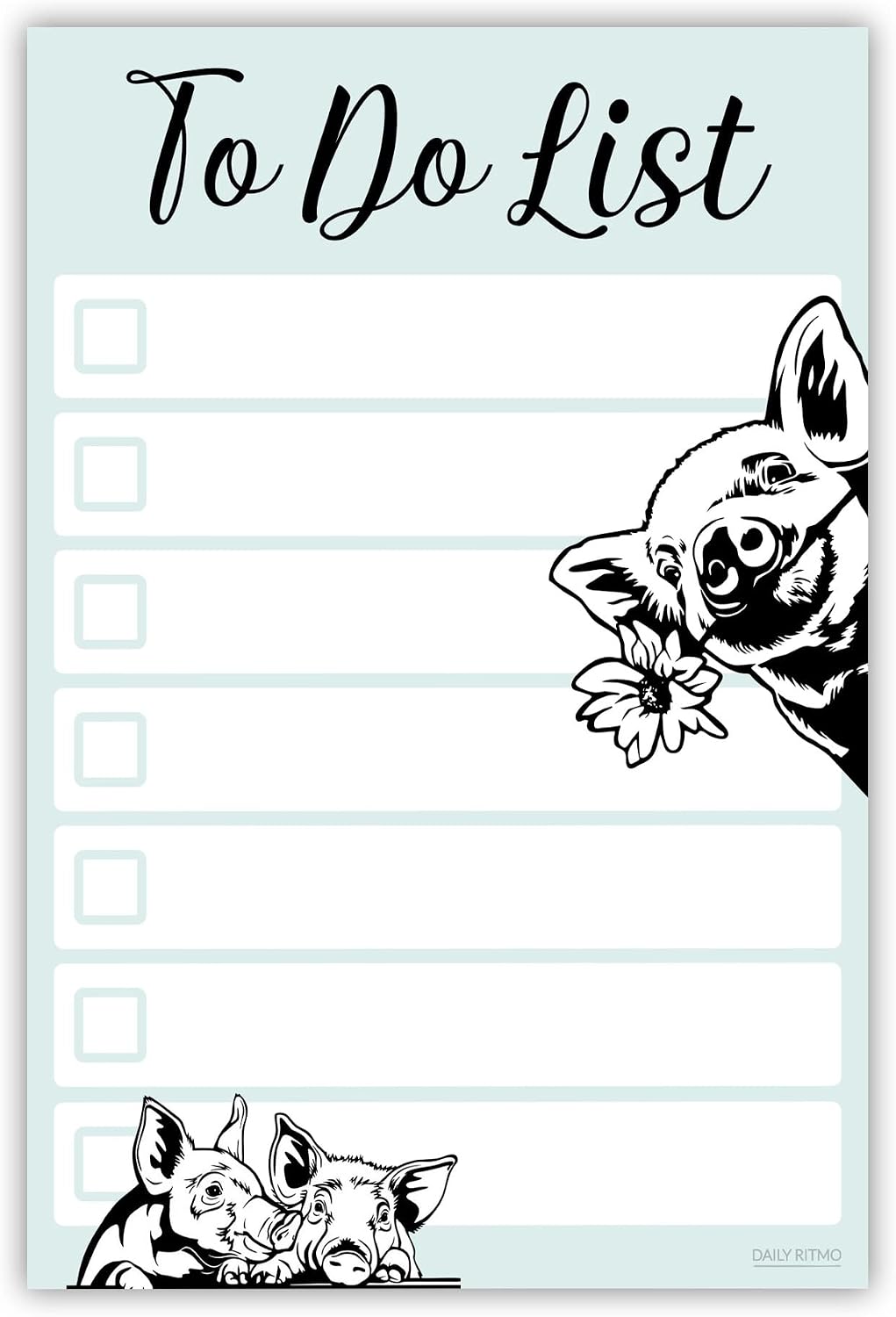 Funny Chickens Sticky to Do Notepad - Chicken Scratch - Rooster Baby Chick Chicken Coop Lover Gifts | Country Themed Notebook | ChickenScratch Chicklet Barn Office Decor Accessories 4x6 50 Pages - Image 11