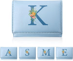 PU Leather Wallet for Teen Girls Women, Cash Pocket Card Holder ID Window Purse, Christmas Birthday Gifts for Daughter Granddaughter, Initial S, Blue - Image 15