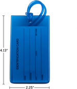 AI-DEE luggage tags showing durable bendable silicone material
