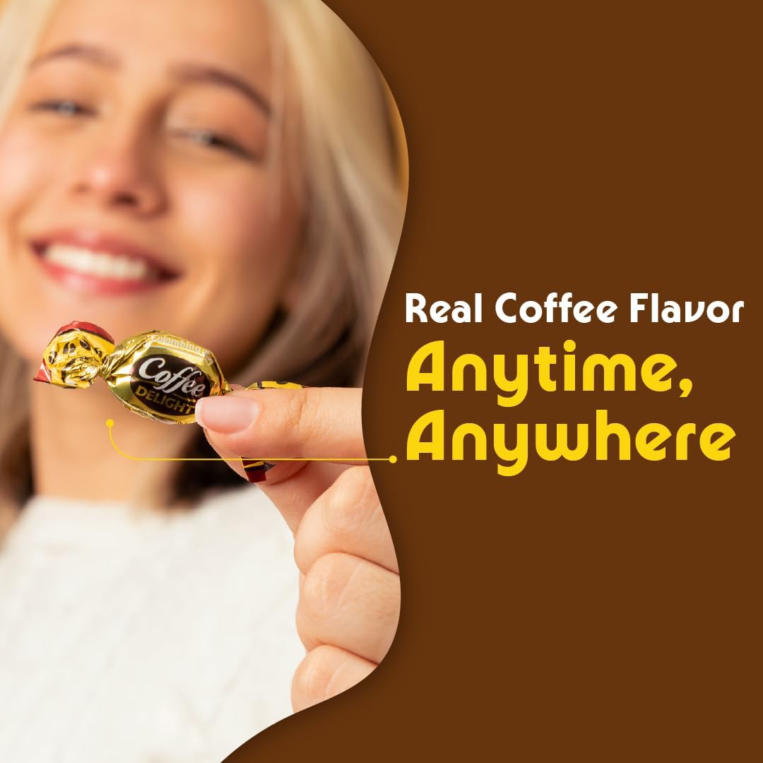 Authentic Colombina coffee candy nutrition and ingredient label