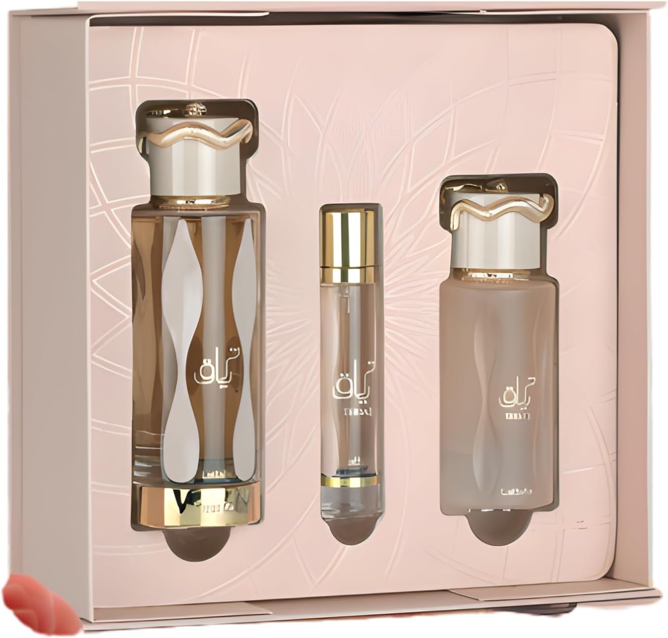 Lattafa Teriaq Gift Set - 100ml Eau De Parfum, 12ml Travel Spray & 50ml Hair Mist | Long-Lasting Arabic Perfume Set for Men & Women - Image 1