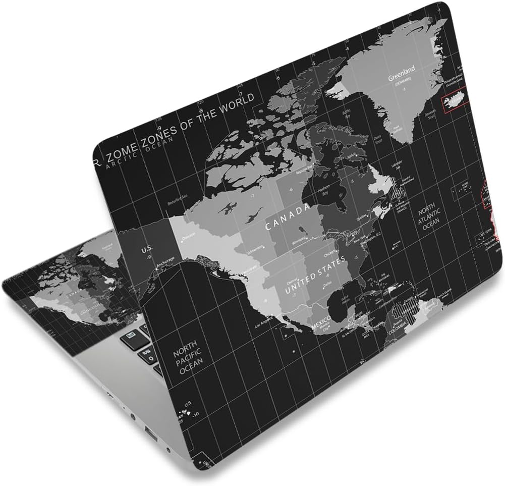 Trim-to-fit notebook skin sticker backing view
