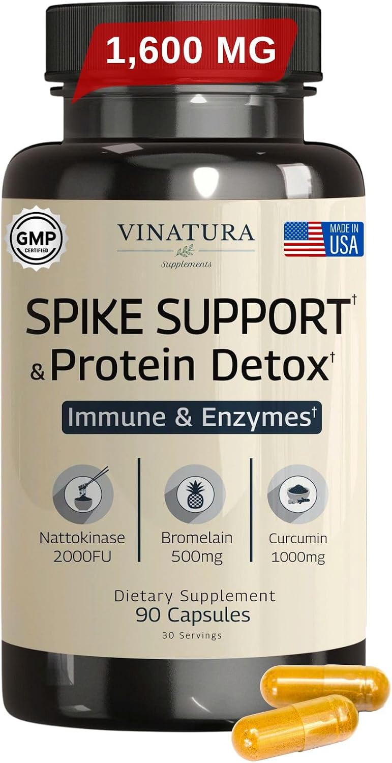 Vinatura Spike Protein Detox front bottle view
