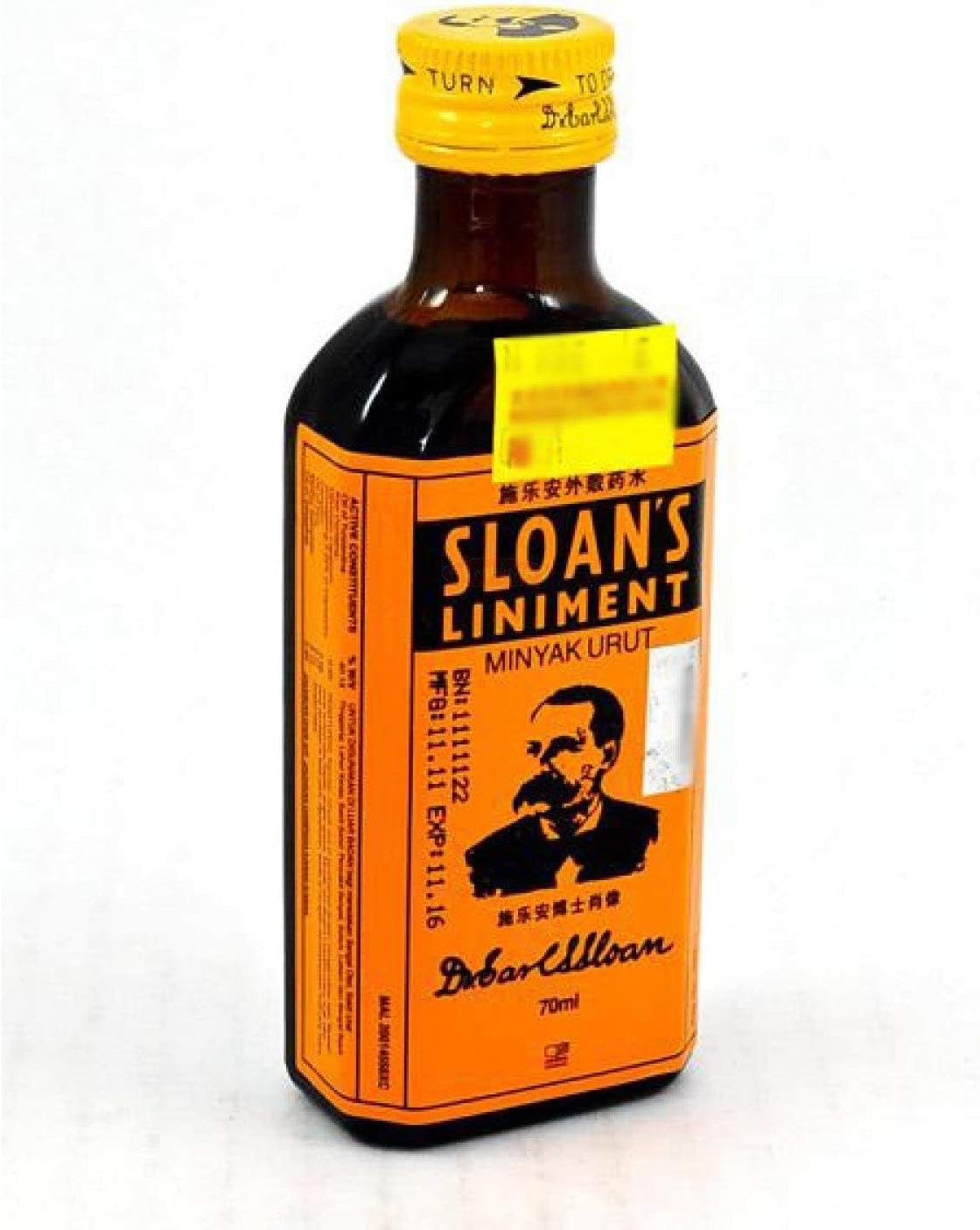 Sloan's Pain Killer Liniment/ Oil For Instant Relief - 70 ML! - Image 1