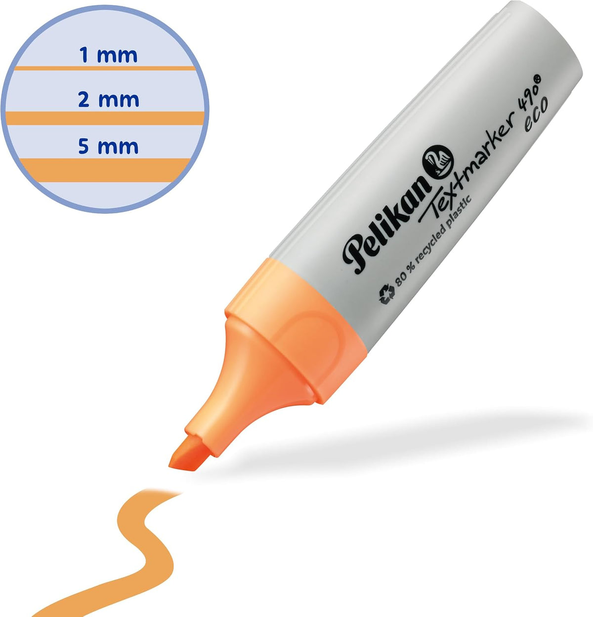 Pelikan eco highlighter ergonomic grip detail