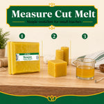 Stakich beeswax block for candle making