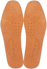 Absorbent Ultra Thin Pigskin Leather Insoles for Stinky Feet-Foot and Shoe Odor Inserts for Shoes-Cinnamon Inserts and Flats for Sweaty Feet and Hyperhidrosis (4 Pair (Pack of 1)) - Image 5