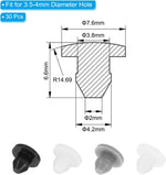 PATIKIL black protective cover cap side angle