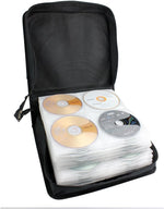 BlueCube disc storage bag zippered closure angle view
