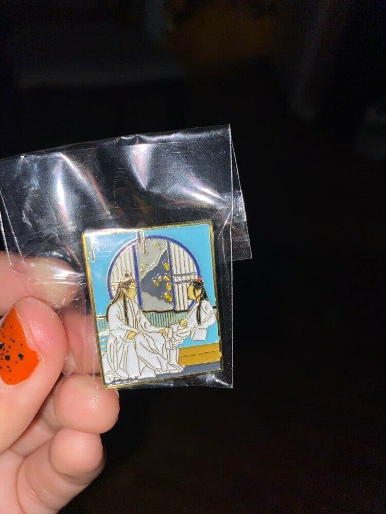 Back view showing the secure pinback mechanism of the collector badge