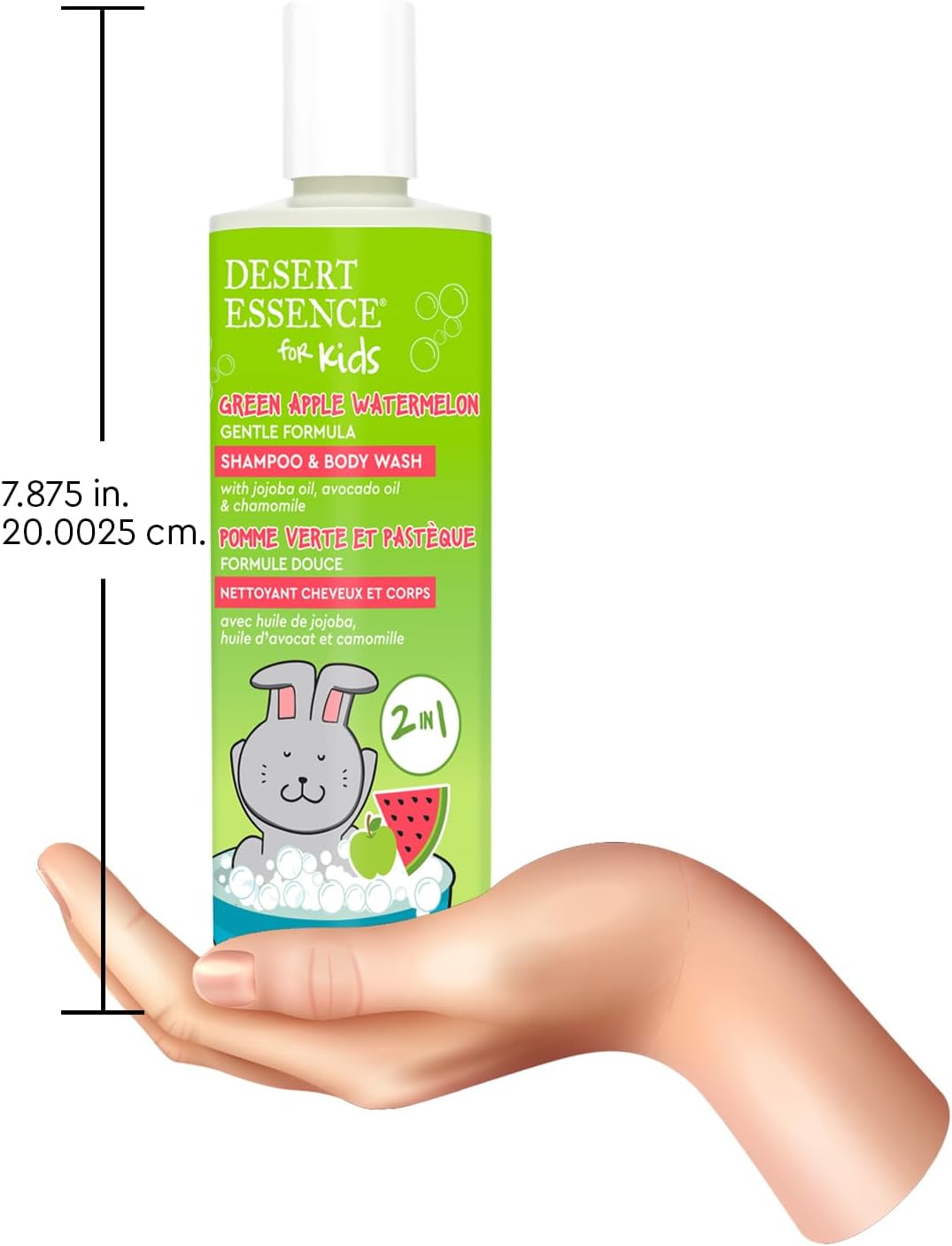 Desert Essence Kids 2-In-1 Shampoo And Body Wash lifestyle bath scene