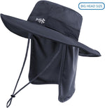 Bassdash hiking hat showing adjustable chin cord detail