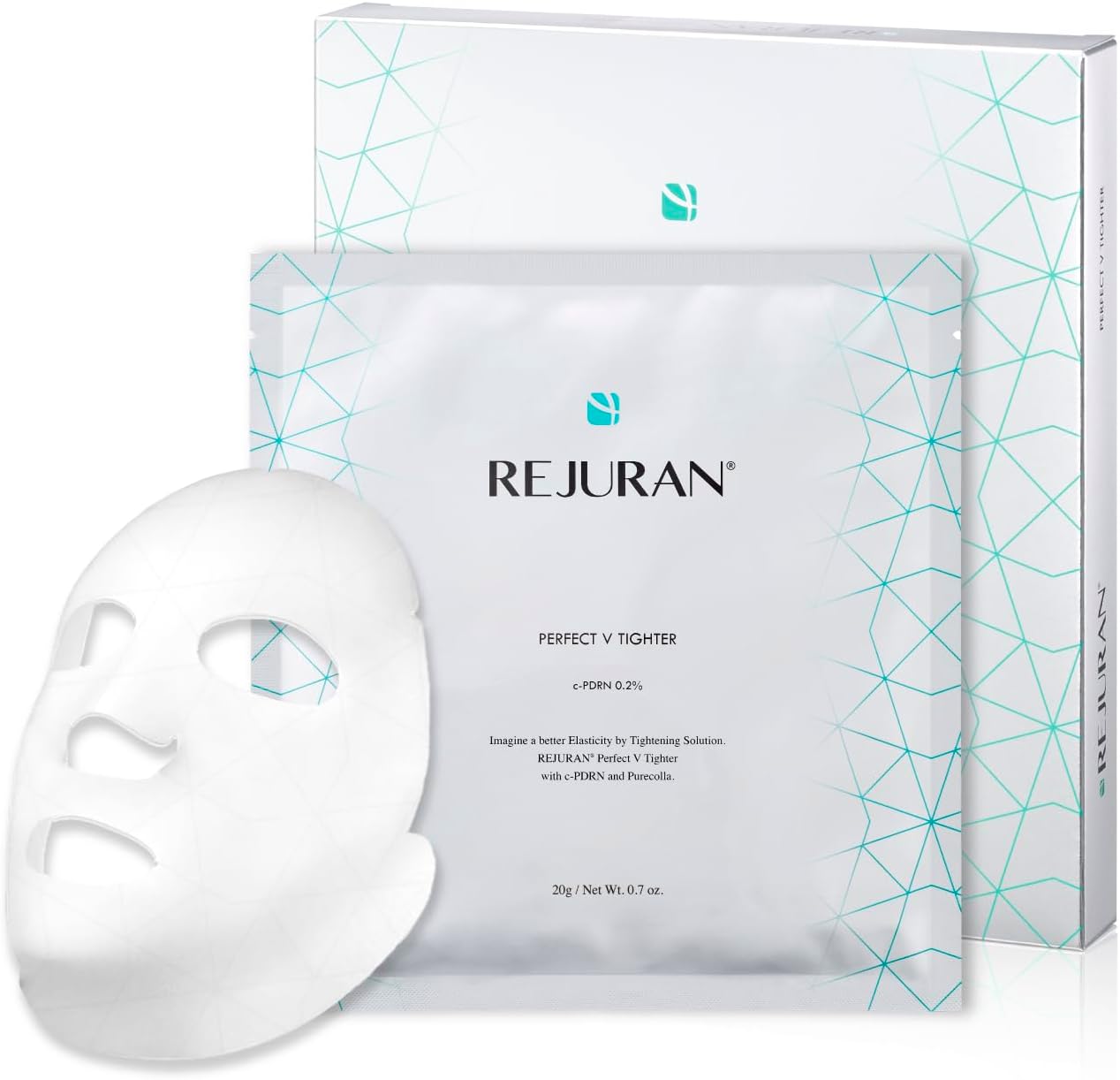 Rejuran Perfect V Tighter Dual-Sheet Lifting Mask front view