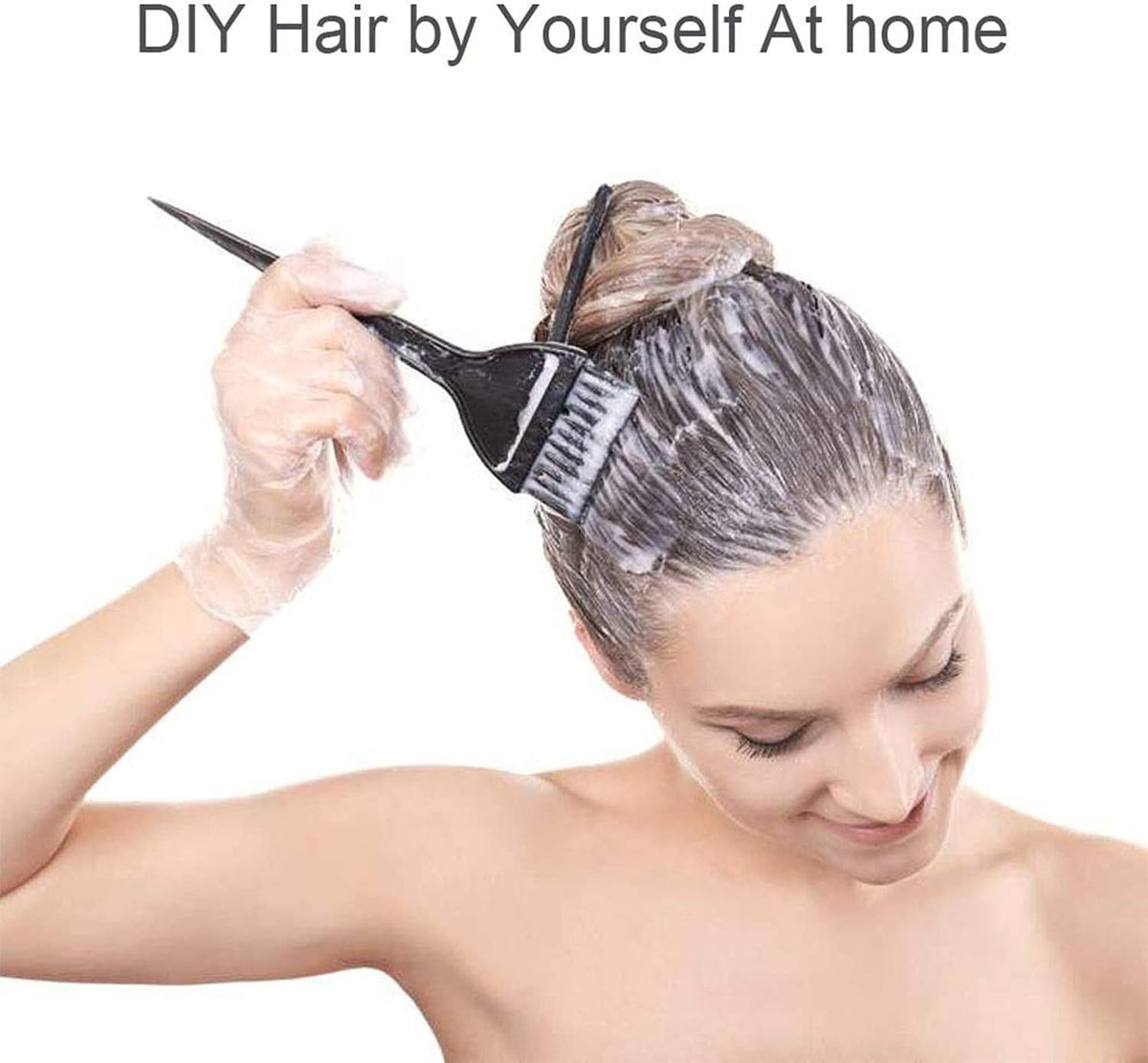 Hulless professional hair coloring brushes for home DIY use