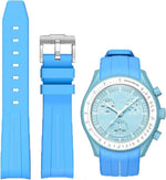 Rubber Strap for Moonswatch Watch,Curved No Gap,Premium Soft Durable Silicone Rubber Band Compatible with Omega x Swatch MoonSwatch Speedmaster 20mm Replacement Band Strap for Men Women - Image 15