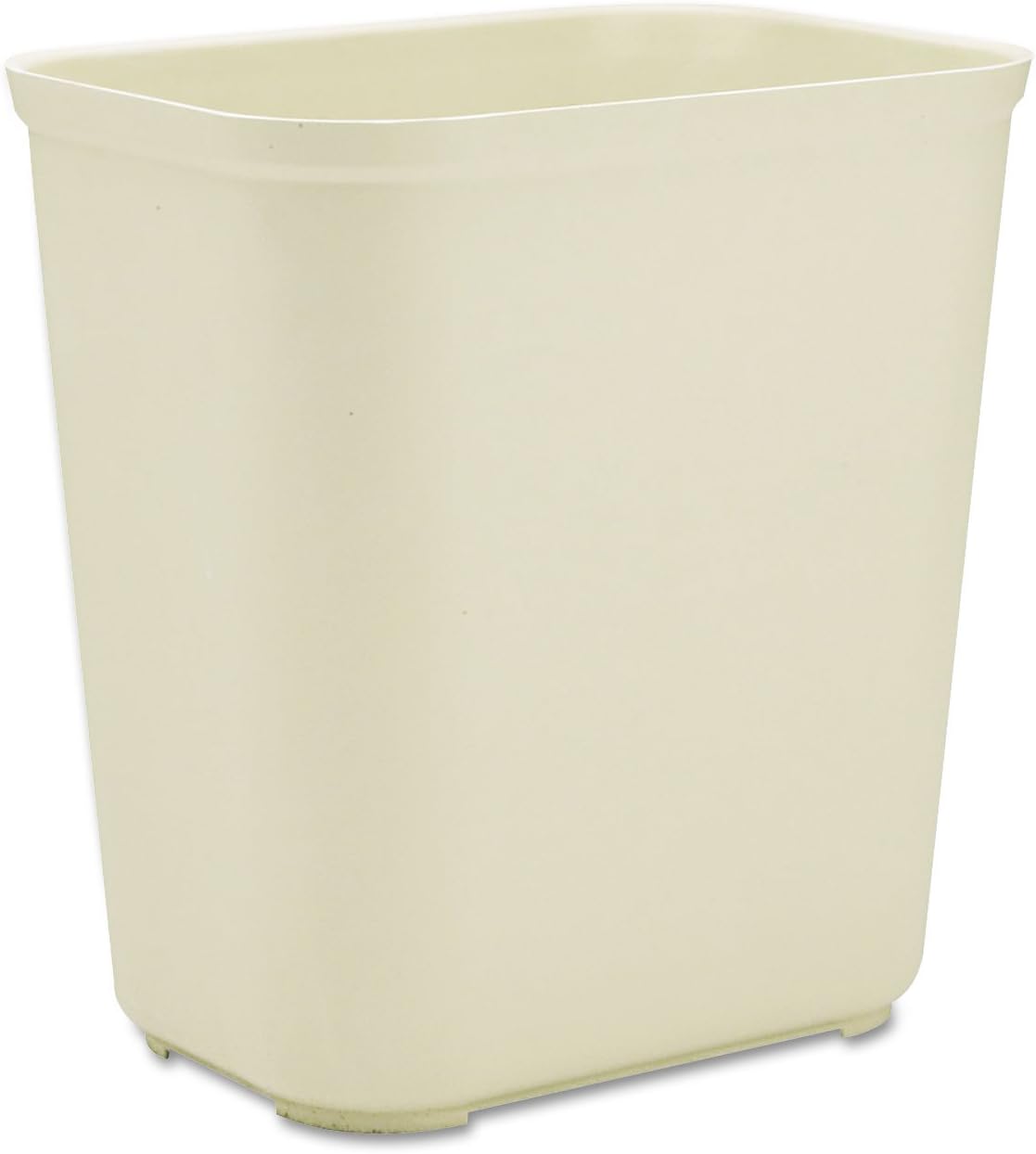 Rubbermaid commercial fire resistant wastebasket front view trash can