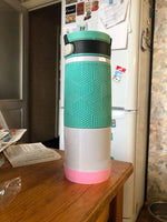 Gteller pink tumbler boot side angle