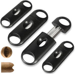 V-Cut Cigar Cutter Wedge Cut Portable Cigar Cutters for Men(4Pack, Black) - Image 1