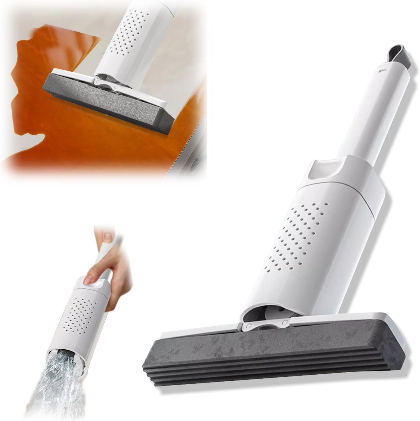 Elvana mini foldable desktop mop front view