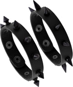 MILAKOO rock style faux leather bracelet texture