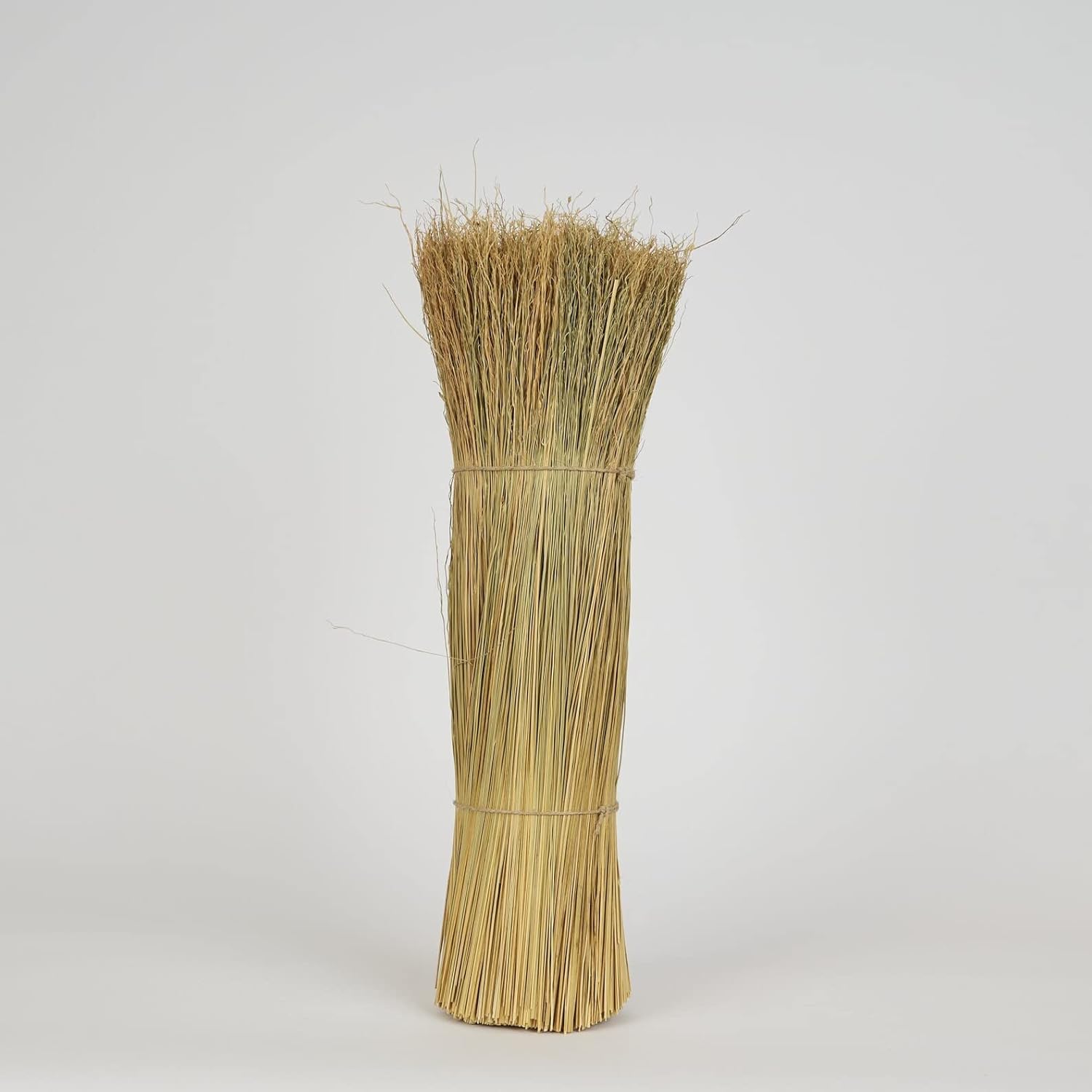Parker Homestead Natural Broomcorn Hurl 1 pound bundle for DIY broom making.