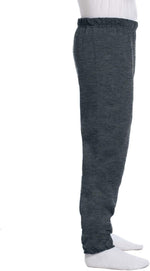 Detailed view of the elasticized ankle cuffs and fabric texture.