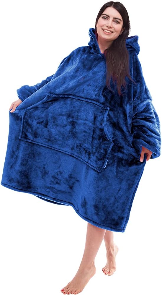 Miss Mila(R)|Oversized Wearable Blanket Hoodie, Ultra Soft Flannel Sweatshirt Blanket with Kangaroo Pocket, One Size Fits All - Image 14