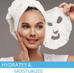 Patchology Moodmask Get Dewy With It blue sheet mask packet laid flat