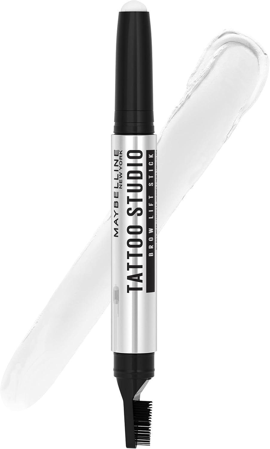 Maybelline TattooStudio Brow Lift Stick Makeup with Tinted Wax Conditioning Complex, Soft Brown, 1 Count - Image 9