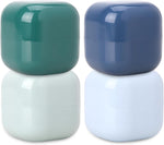 Travel size pill and jewelry organizer jars with leak proof design