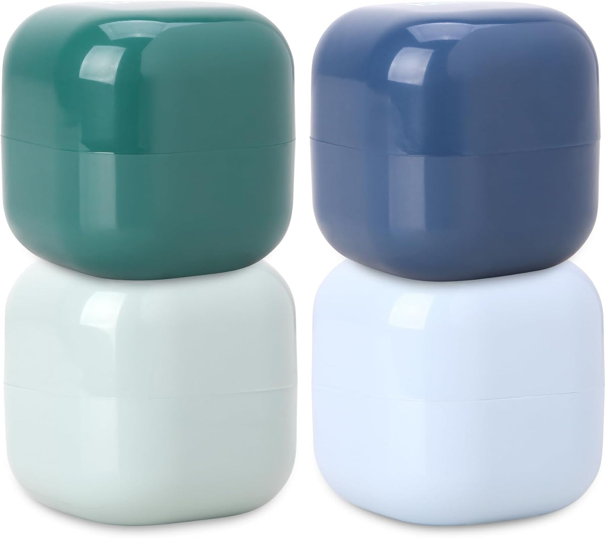 Travel size pill and jewelry organizer jars with leak proof design