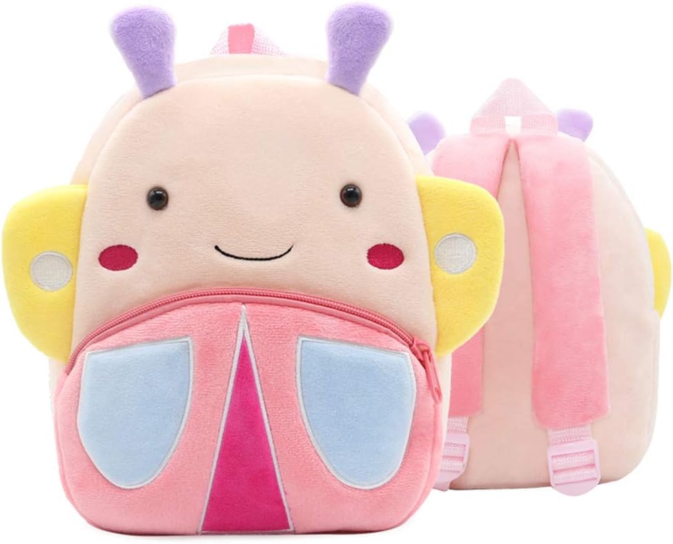 Ladyzone 3D Backpack Zoo Animals Backpacks Plush Bag 10" Book Bag - Image 12