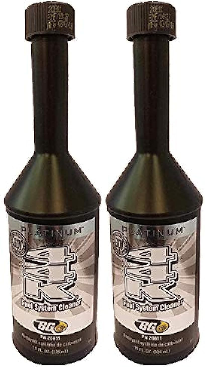 BG 44K Platinum fuel system cleaner twin pack front view
