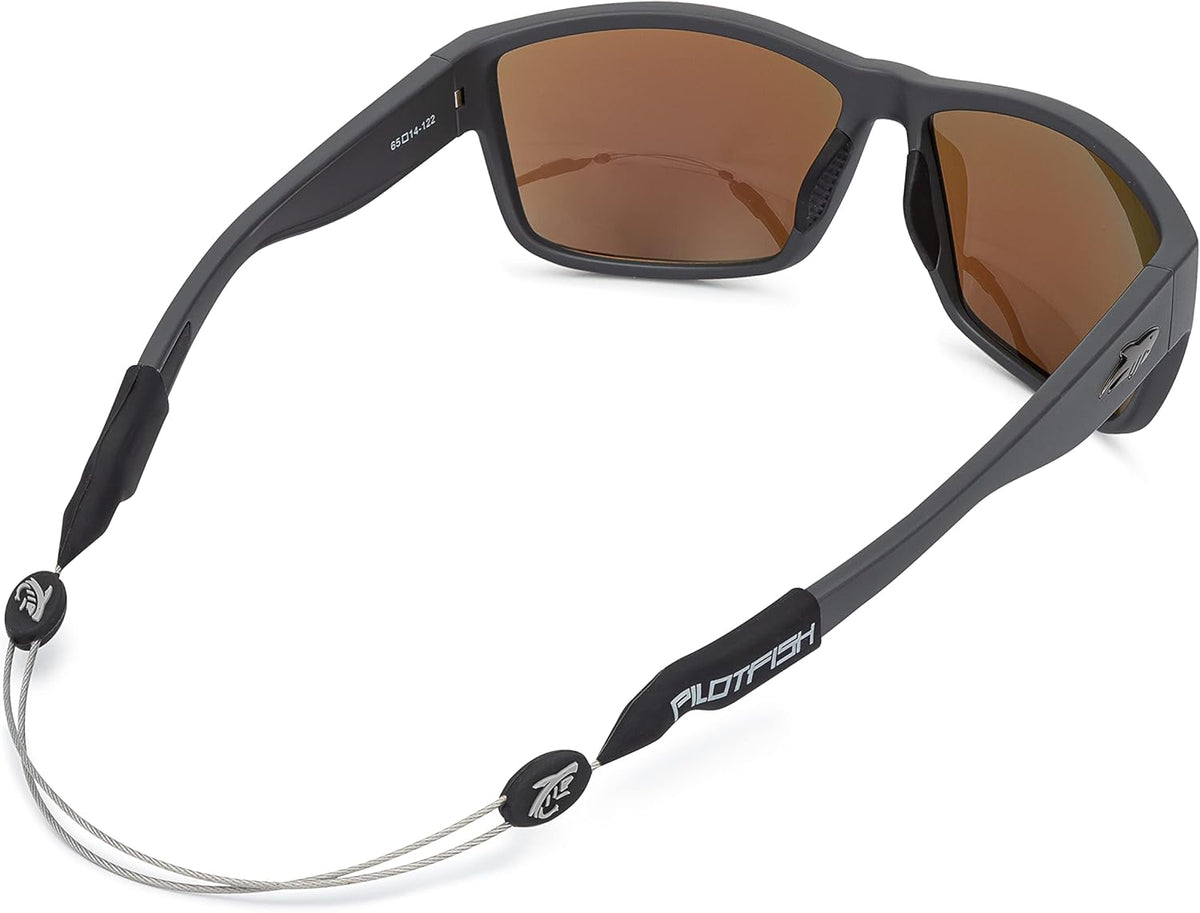 Pilotfish No Tail Adjustable Eyewear Retainer Cable Strap: Sunglasses, Eyeglasses, Glasses (14 Inch, Freedom) - Image 13