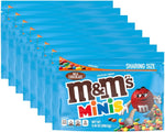 M&M'S MINIS Milk Chocolate Summer Candy Bulk Summer Snacks, Family Size, 16.9 Oz Resealable Bag (Pack of 2) - Image 10