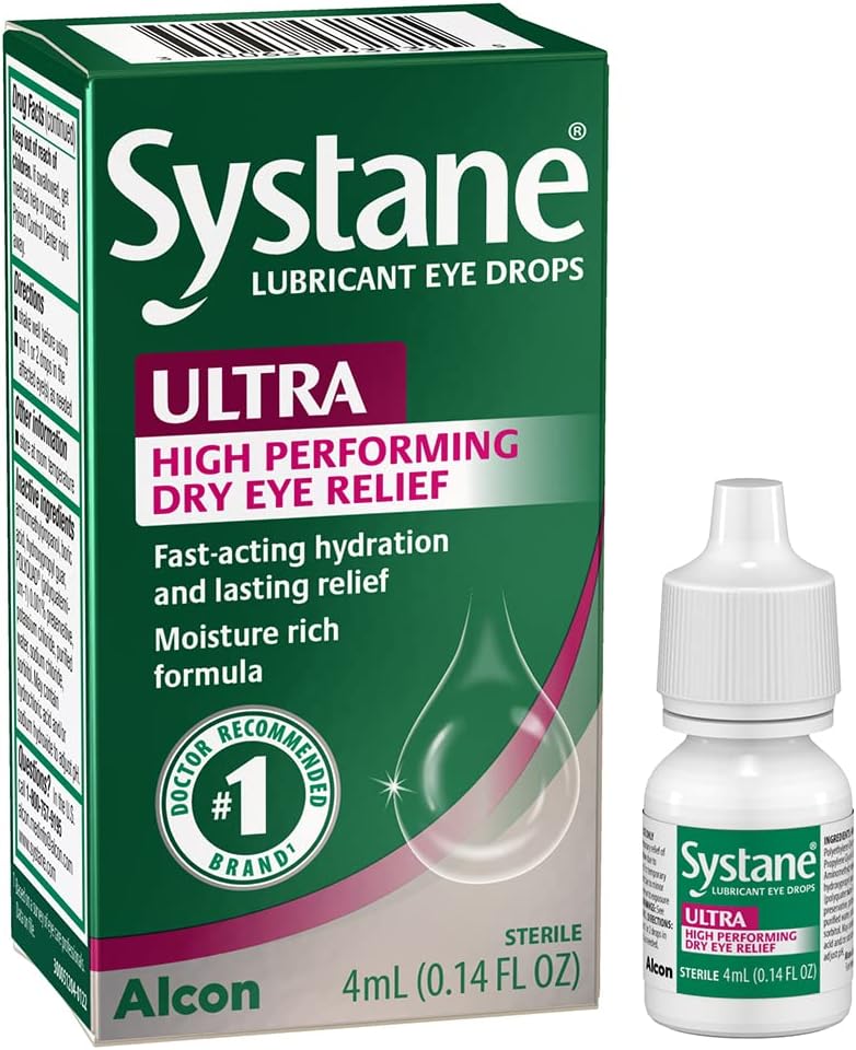 Systane Ultra Lubricant Eye Drops,0.14 Fl Oz (Pack of 1) - Image 1