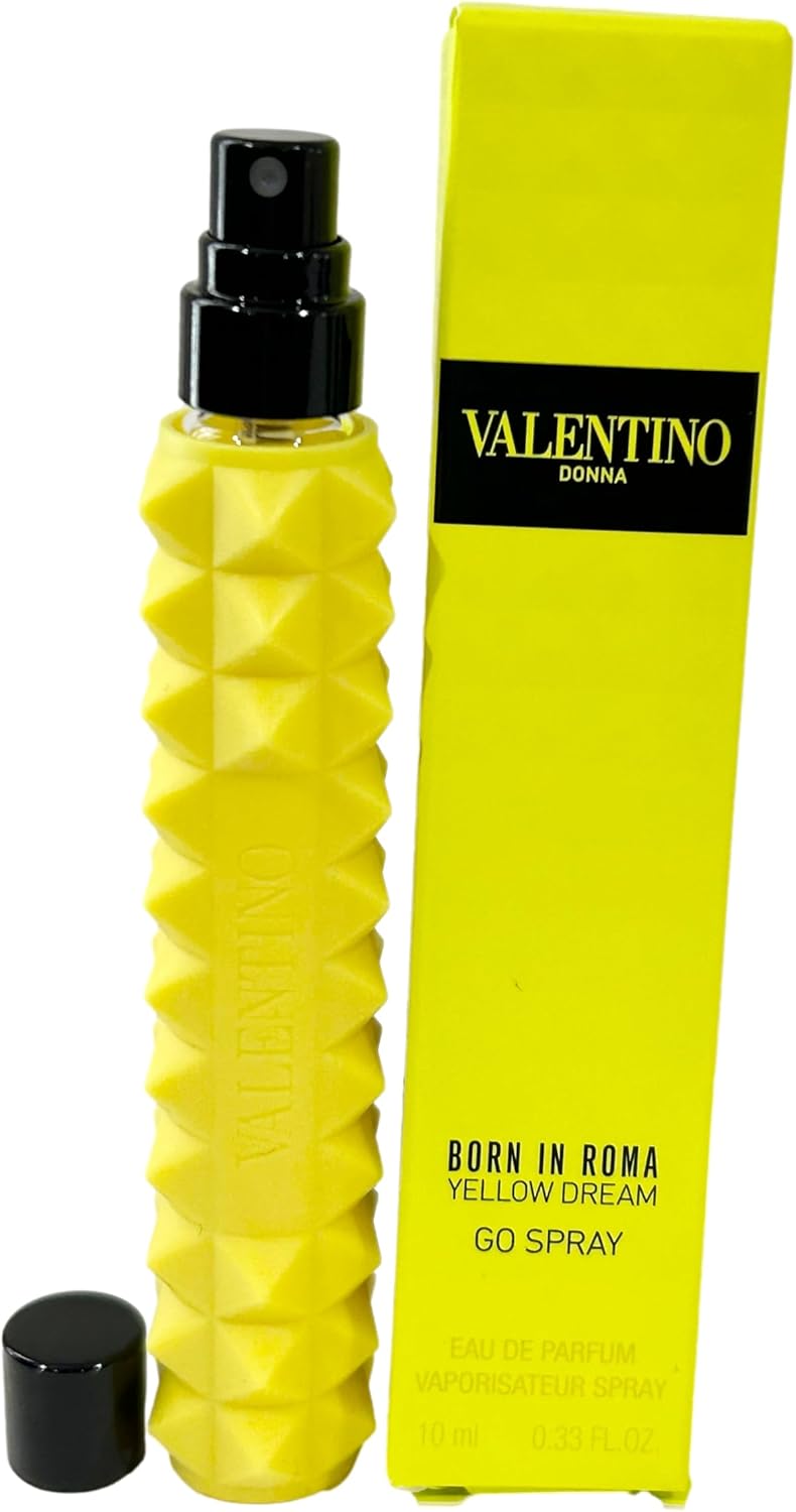 Valentino Donna Born In Roma YELLOW DREAM Perfume (Women) Eau de Parfum Travel Spray (0.33 oz / 10 mL) - Image 1