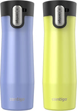 Contigo 16 ounce insulated travel mug angled view
