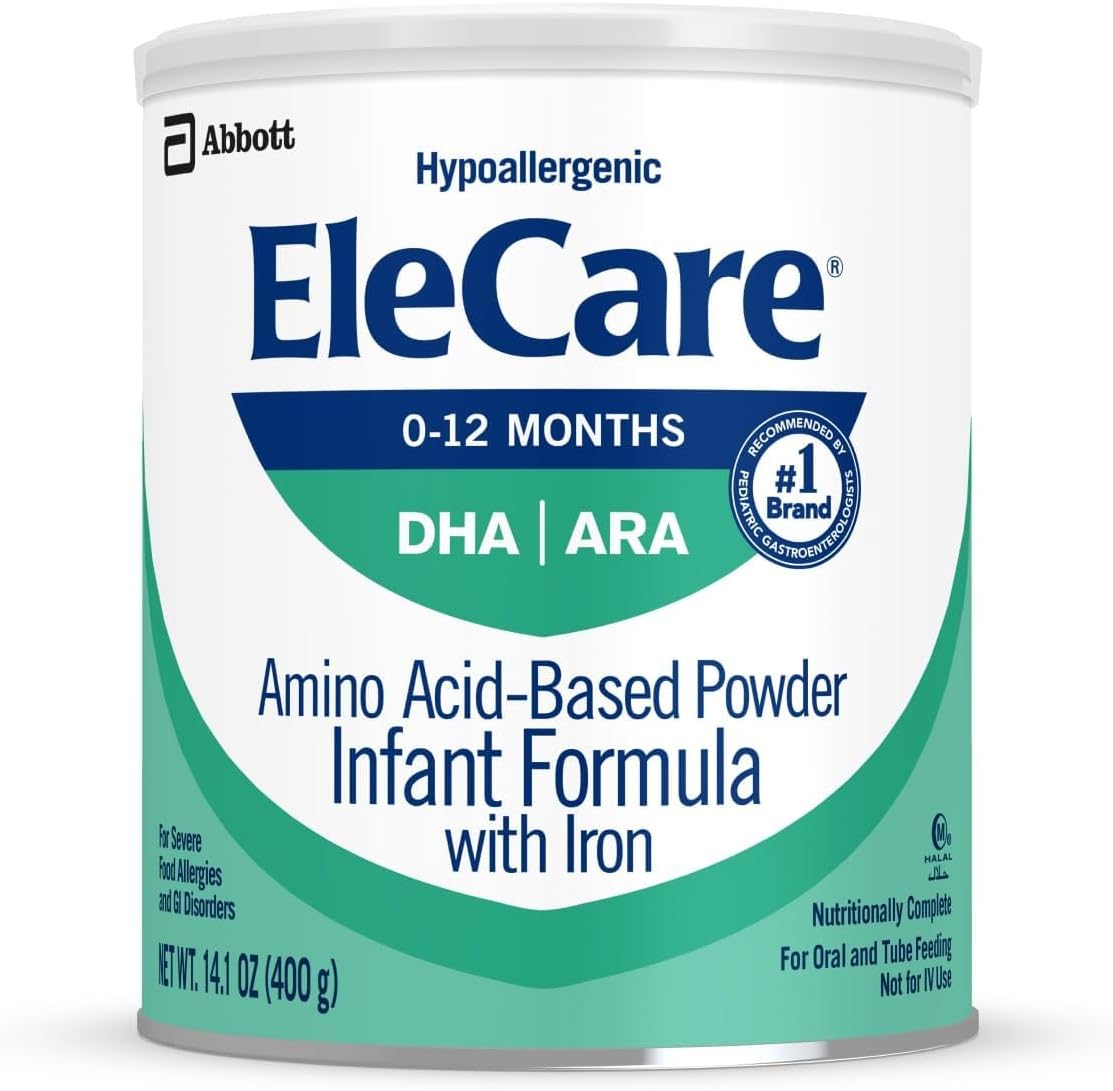 EleCare Hypoallergenic Amino Acid Based Infant Formula front view