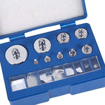Anti-static tweezers included with Acogedor precision weight set