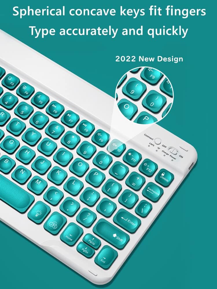 Kaitesi keyboard case showing concave keycaps layout