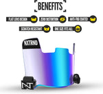 Nxtrnd VZR1 football visor anti-fog surface