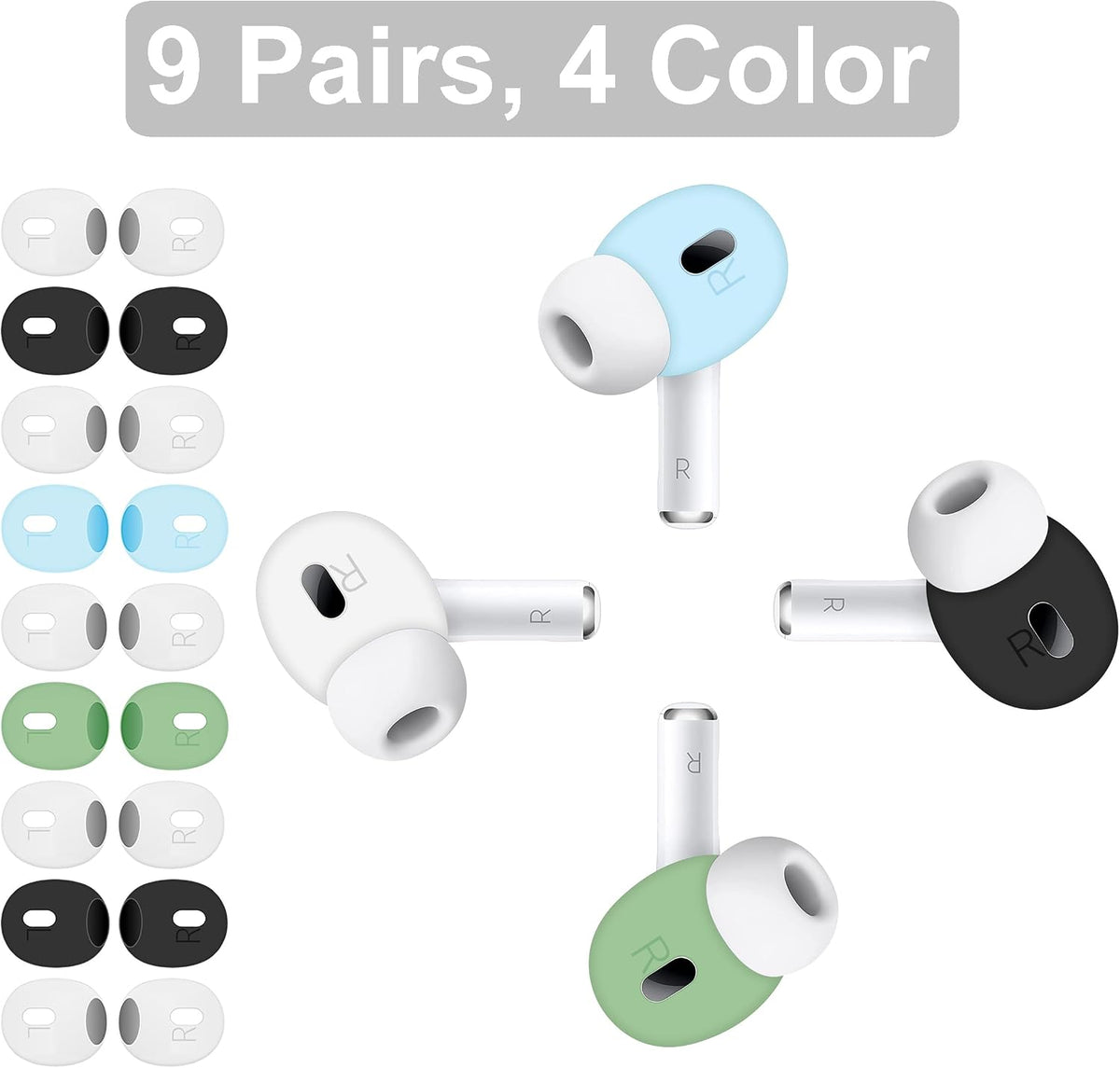 IiEXCEL case friendly ear tips close up
