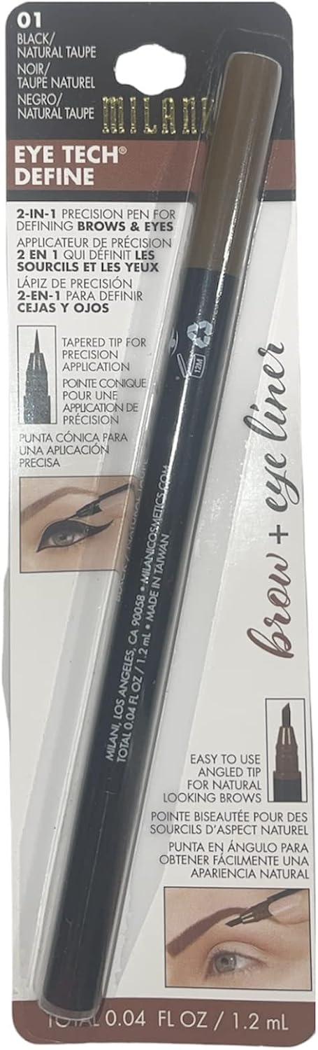 Close up of the dual-ended Milani brow and eyeliner felt tip