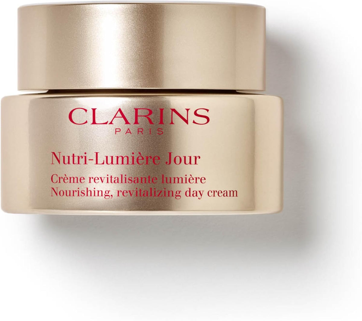 Clarins Nutri-Lumiere Day Cream jar front view anti-aging moisturizer